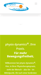 Mobile Screenshot of physiodynamics.info