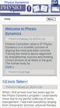 Mobile Screenshot of physiodynamics.org